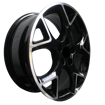 Picture of 17 Inch - Espada-  5x108  - Black Machined Face