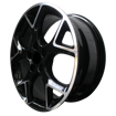 Picture of 17 Inch - Espada-  5x108  - Black Machined Face