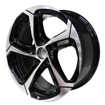 17 inch - 5x112 - Rotary Black Machined Face