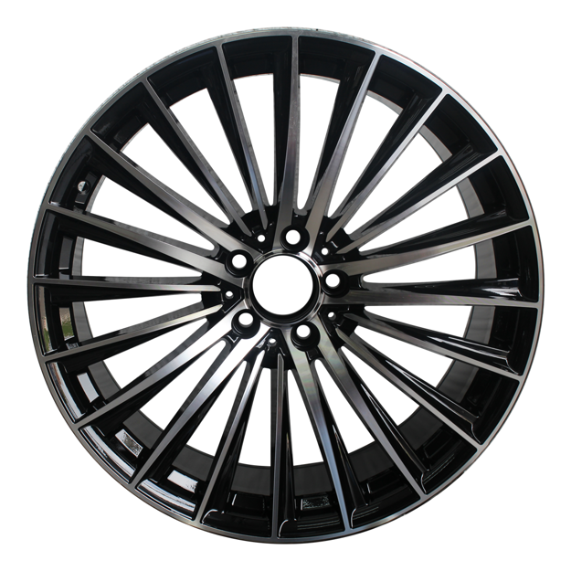 Picture of 19 Inch -Spartan - 5X112 -N/W -  Black Machined Face