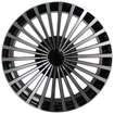 Picture of 22 Inch - Scarface - 5x112 - N/W -  Clear Powder Gloss Black Machined Face