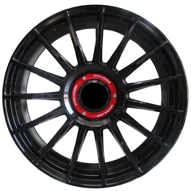 19 inch - 5x100/112  Evoluzione - Gloss Black Gloss Black