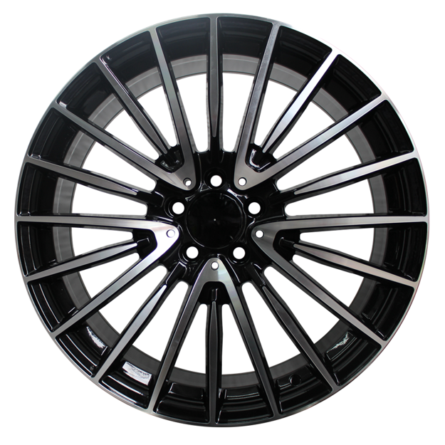 Picture of 19 Inch - Montana - 5x112 - N/W - Black Machined Face