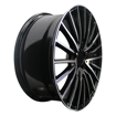 Picture of 19 Inch - Montana - 5x112 - N/W - Black Machined Face