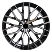 Picture of 20 Inch - Bolt - 5x112 - Black Machined Face