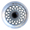 Picture of 17 inch -  Santiago BSS  - 8X100/114.3 - Grey Machine Lip Silver Rivets