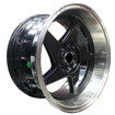 15 inch - Incline - 4x100/114 - Black Machined Bronze Lip 