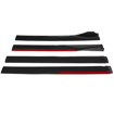 Picture of Universal Side Skirt - (240CM) Gloss Black w/red