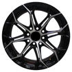 Picture of 15 Inch -  Gio  - 4x100/114 -  Gloss Black w/ Black Machine Face