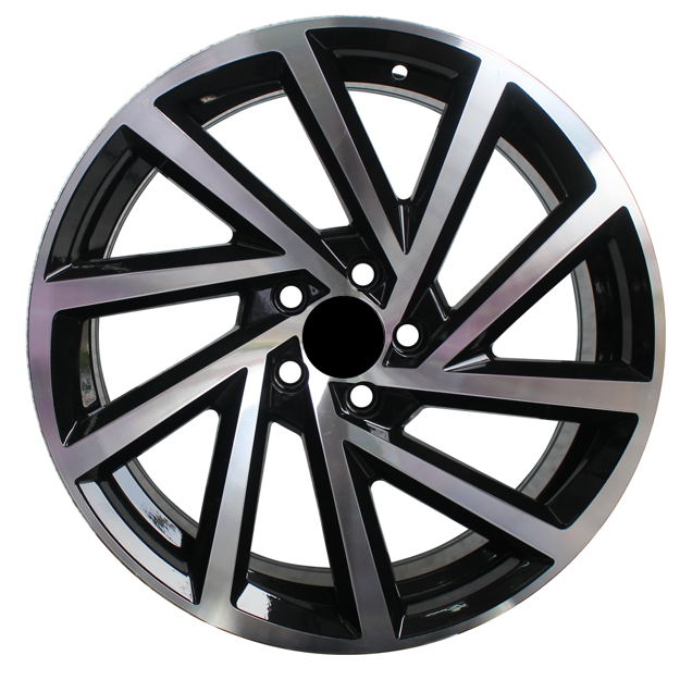 Picture of 17  Inch Golf 7.5 R Style - 5x100 - BLACK MACHINED FACE