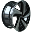 Picture of 17 inch - 5x100 - Impact X -Black Machined Face