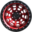 Picture of 15 Inch - Hunter - 10J -  6x139.7 - Gloss Red+Black Lip