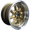 Picture of 15 inch - Mini Lite Pro Reps - 4X100/114 - Gold /Machined Face